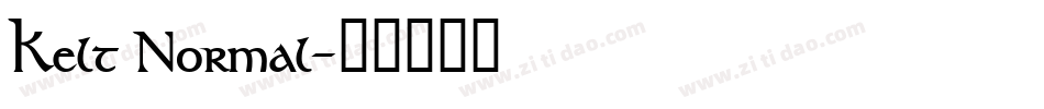 Kelt Normal字体转换